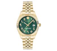 Philipp Plein Damen Armbanduhr DATE SUPERLATIVE PWYFA0626 Analog Quarz Gold, Edelstahl