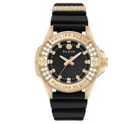 Philipp Plein Damen Uhr PLEIN MAJESTY PWOFA0225 – Analog Quarz, Silikon