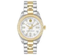 Philipp Plein Damen Analog Quarz Uhr mit Edelstahl Armband mid-33195