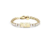 Philipp Plein Damen Armband Armkette Edelstahl IP Gold LETTERING PJ1AA13BU