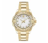 Philipp Plein Damen Armbanduhr Plein Majesty PWOFA0725 Gold/Weiß
