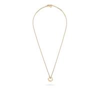 Philipp Plein Damen-Kette Edelstahl, recycelt, Kristall 6 Zirkonia One Size, Gelbgold 32026373
