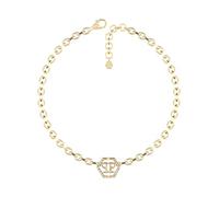 Philipp Plein Damen Kette Halskette Edelstahl IP Gold Hexagon PJ2AA08NU
