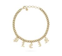 Philipp Plein Damen Kette Halskette Edelstahl IP Gold Lettering PJ1AA20NU