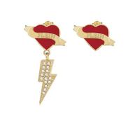 Philipp Plein Damen Ohrringe Edelstahl IP Gold PLEIN VALENTINE PJFEA03EU