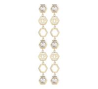 Philipp Plein Damen Ohrringe Ohrhänger Edelstahl IP Gold HEXAGON LUX PJ5AA04EU
