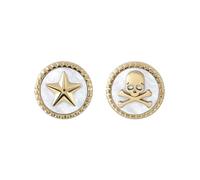 Philipp Plein Philipp Plein Damen-Ohrstecker Edelstahl, recycelt