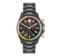 Philipp Plein Damen Uhr Analog Quarz Chrono NOBILE LADY PWSBA0623 Edelstahl