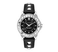Philipp Plein Damen Uhr Analog Quarz PLEIN LADY ROCK PWPQA0124 Leder