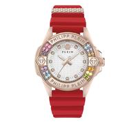 Philipp Plein Damen Uhr Analog Quarz PLEIN MAJESTY PWOFA0325 Silikon