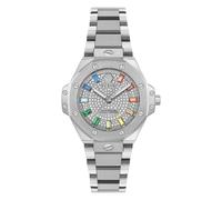Philipp Plein Damenuhr Plein Royal Prestige PW4FA0425 33 mm Quarz Edelstahl Silber 5 ATM