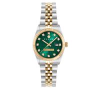 Philipp Plein Damenuhr Date Superlative Bicolor/grün