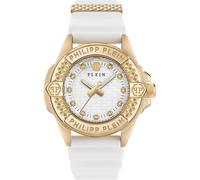 Philipp Plein Armbanduhr Plein Majesty PWOFA0125 Damen Weiß Silikon Quarz Einheitsgröße