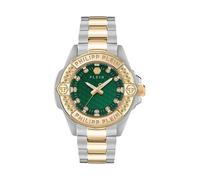 Philipp Plein Damenuhr Majesty PWOFA0625 Quarz 38 mm Bicolor Gold/Grün Einheitsgröße