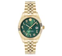 Philipp Plein Damen Armbanduhr DATE SUPERLATIVE PWYFA0626 Analog Quarz Gold, Edelstahl
