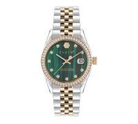 Philipp Plein PWYAA0523 Damen-Armbanduhr Date Superlative Bicolor/Grün