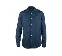 Philipp Plein Diamond Cut LS Skull hemd Blau L