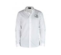 Philipp Plein Gold Cut LS Skull Hemd Weiß L