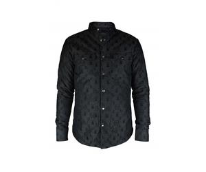 Philipp Plein Hemd LS Monogramm Schwarz M