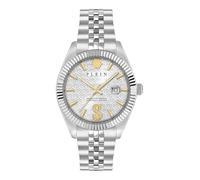 Philipp Plein Herrenuhr Date Superlative Crystal PWMFA0725 Silber Edelstahl 41 m...