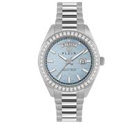 Philipp Plein PWPNA0524 Herrenuhr Date Superlative Gent Stahl/Hellblau
