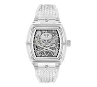 Philipp Plein Herren Analog Quarz Armbanduhr The $Keleton Crystal