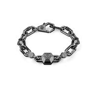 Philipp Plein Herren Armband Armkette Edelstahl silber PLEIN EDGE PJPEA07BU