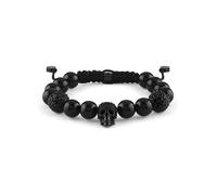 Philipp Plein Herren-Armband, Edelstahl, recycelt 32 Farbstein