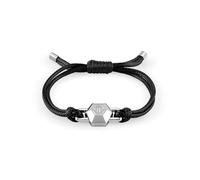 Philipp Plein Herren-Armband Edelstahl, recycelt, Baumwolle