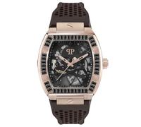 Philipp Plein Herren Uhr Automatik $KELETON PWBAA1723 Silikon