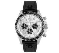 Philipp Plein Herren Armbanduhr Street Couture Nobile Racing mit Silikonarmband, 5 Bar, 43 mm, PWVAA0523