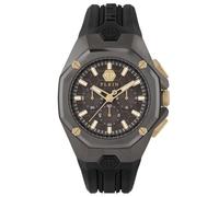 Philipp Plein Herren Uhr Analog Quarz Chrono Octagon PWTBA0323 Silikon