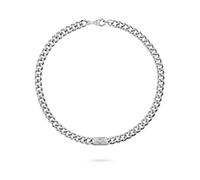 Philipp Plein Herren Kette Halskette Edelstahl Silber Plein Tag PJ0AA14NU