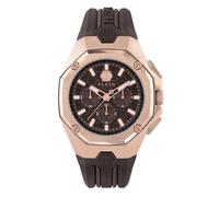Philipp Plein Herren Uhr Analog Quarz Chrono OCTAGON PWTBA0223 Silikon