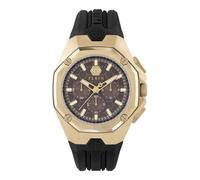 Philipp Plein Herren Uhr Analog Quarz Chrono Octagon PWTBA0423 Silikon