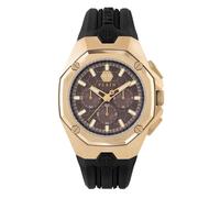 Philipp Plein Herren Uhr Analog Quarz Chrono OCTAGON PWTBA0423 Silikon