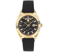 Philipp Plein Herren Uhr Analog Quarz Date Superlative Gent PWPVA0224 Leder