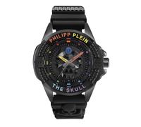 Philipp Plein Herren Uhr Analog Quarz $KULL schwarz PWAAA0621 Silikon