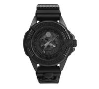 Philipp Plein Herren Uhr Analog Quarz $KULL schwarz PWAAA0721 Silikon