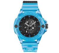 Philipp Plein Herren Uhr Analog Quarz $Kull Scuba DUBA Edition PWWAA0724 Silikon