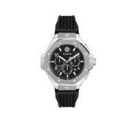 Philipp Plein Herren Uhr Analog Quarz Plein Chrono ROYAL 46 MM PWPRA0124 Silikon