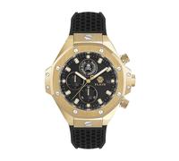 Philipp Plein Herren Uhr Analog Quarz PLEIN CHRONO ROYAL PWLFA0325 Silikon