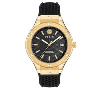 Philipp Plein Herrenuhr PWUFA0225 – 44 mm, 5 ATM, Quarz, analog, Schwarz, Einheitsgröße