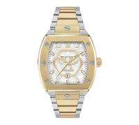 Philipp Plein Herren-Uhren Analog Quarz One Size, Bicolor 32031696