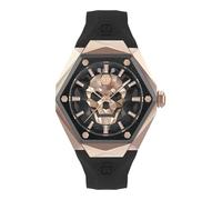 Philipp Plein Herren Uhr Analog Quarz The $Kull Spikes PWPWA0124 Silikon