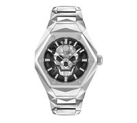 Philipp Plein Herren Uhr Analog Quarz THE $KULL SPIKES PWPWA0624 Edelstahl