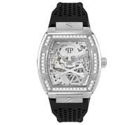 Philipp Plein Herren Uhr Automatik $KELETON PWBAA1323 Silikon