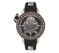 Philipp Plein Herren Uhr Automatik Plein Rich PWUAA0223 Silikon