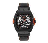 Philipp Plein Herren Uhr Automatik THE $KELETON 2.0 PWJFA1326 Leder