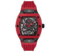 Philipp Plein Herren Uhr Automatik The $KELETON PWBAA2224 Silikon